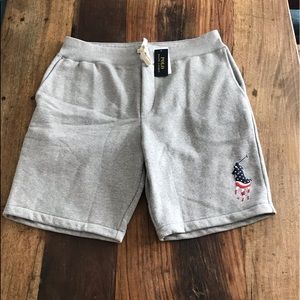 Men’s Polo Ralph Lauren Grey Sweatshorts